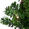 6ft. Pre-Lit Green Musical Snowing Artificial Christmas Tree, White LED Lights